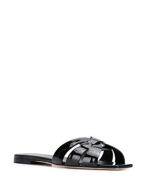 sandali nu pieds 05 tribute neri in vernice SAINT LAURENT | 571952B8I001000